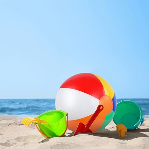 flintronic Pallone da Spiaggia、Pallone Gonfiabile Spiaggia、Palloni Acqua Pallone da Piscina per Bambini Adulti per Eestive all'aperto Festa