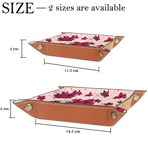 Flor Clásico Bandeja De Dados Bandeja De Dados Plegable El Soporte De Cuero PU Es Adecuado para Juegos De Dados, como RPG DND Y Otros Juegos De Mesa 16x16cm