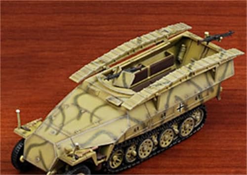 FloZ Hanomag Sd.Kfz.251 Schutzenpanzerwagen Ejército alemán 19º PzDiv Varsovia Polonia 1944 1/72 Tanque Modelo preconstruido