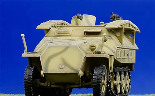 FloZ Hanomag Sd.Kfz.251 Schutzenpanzerwagen Ejército alemán 19º PzDiv Varsovia Polonia 1944 1/72 Tanque Modelo preconstruido