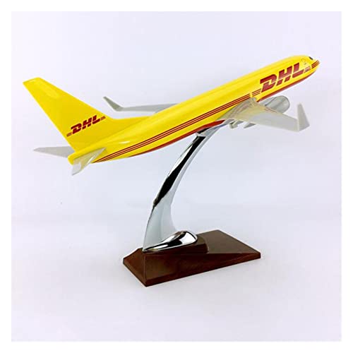 For DHL Express Delivery Aerolínea Boeing B737 Avión 30CM Aviones Modelo Avión Exhibición De Regalo