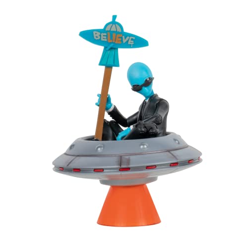 FORTNITE FNT1064 Human Bill Series - Figura articulada de 4 Pulgadas con platillo Lil' Emote vehículo y Accesorio Flying Slasher