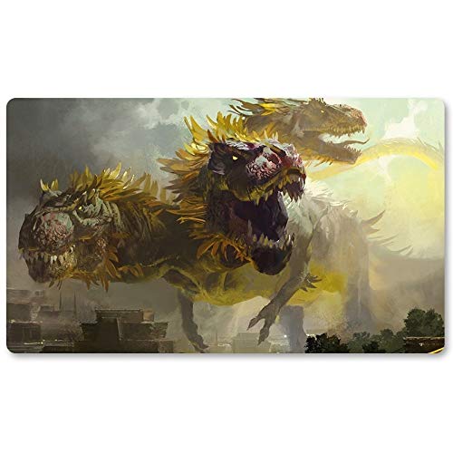 Four leaves Juego de mesa MTG Alfombrillas de juego+Bolsa impermeable gratis,TCG Card Game Table Mat Tamaño 60 x 35 cm Mouse Pad compatible con MTG TCG (Zacama Primal Calamit)