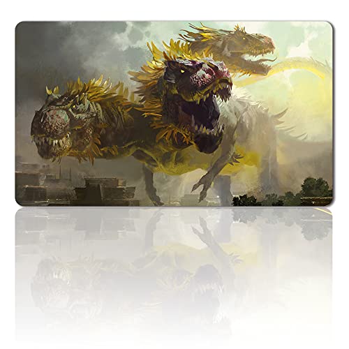 Four leaves Juego de mesa MTG Alfombrillas de juego+Bolsa impermeable gratis,TCG Card Game Table Mat Tamaño 60 x 35 cm Mouse Pad compatible con MTG TCG (Zacama Primal Calamit)