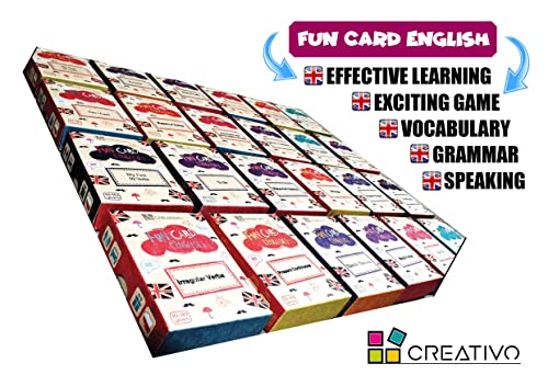 Fun Card English PHRASAL VERBS in Conversation (Grammar and Vocabulary Flashcards + Exciting Game)…