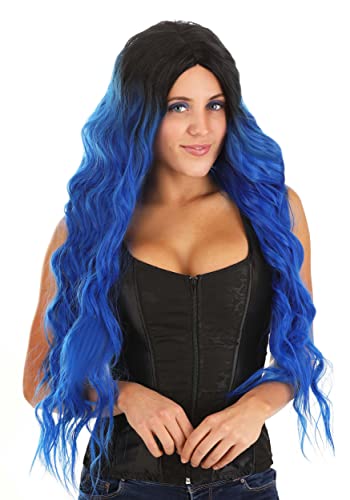 FUN Costumes Adult Deep Blue Sea Wig Standard