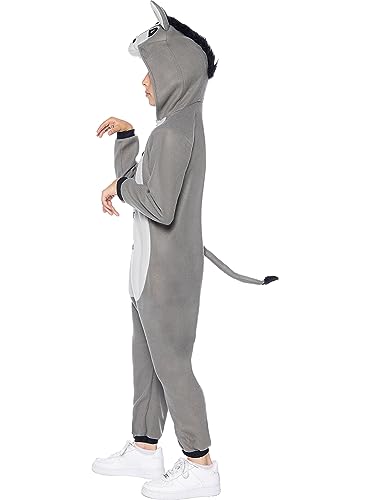 Funidelia | Disfraz de Burro Onesie para niño y niña Animales - Disfraz para niños y Divertidos Accesorios para Fiestas, Carnaval y Halloween - Talla 10-12 años - Marrón