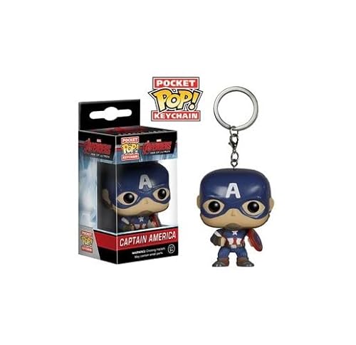 Funko Pocket Pop! & tee: Marvel - Captain America - para Chicos - Medium - Camiseta, Franela - Ropa con Minifigura de Vinilo Coleccionable - Idea de Regalo - Juguetes y Camiseta de Manga Corta