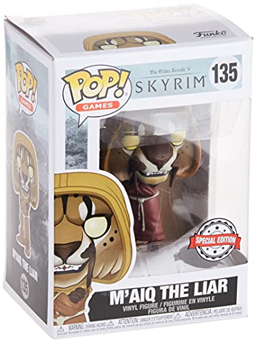 Funko Pop! 47094 The Elder Scrolls V Skyrim M'aiq - The Liar Exclusive Edition #135