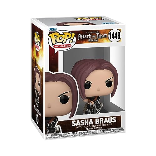 Funko Pop! Animation: Aot - Sasha Braus - Attack On Titan - Figura de Vinilo Coleccionable - Idea de Regalo- Mercancia Oficial - Juguetes para Niños y Adultos - Anime Fans