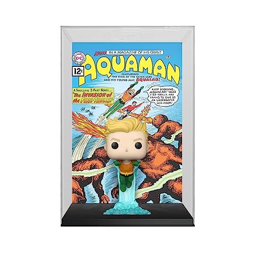 Funko Pop! Comic Cover: DC - Aquaman - Figura de Vinilo Coleccionable - Idea de Regalo- Mercancia Oficial - Juguetes para Niños y Adultos - Muñeco para Coleccionistas y Exposición