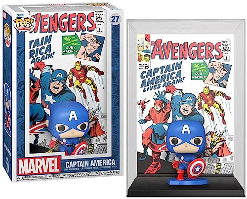 Funko POP! Comic Cover: Marvel - Marvel Avengers #4- (1963) - Figuras Miniaturas Coleccionables Para Exhibición - Idea De Regalo - Mercancía Oficial - Juguetes Para Niños Y Adultos