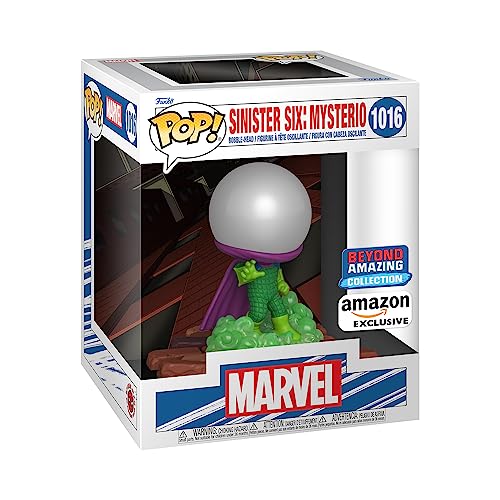 Funko Pop! Deluxe: Cómics Marvel Sinister 6- Mysterio - Exclusiva Amazon - Figura de Vinilo Coleccionable - Mercancia Oficial - Juguetes para Niños y Adultos