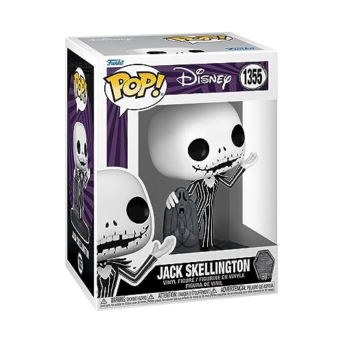 Funko Pop! Disney: The Nightmare Before Christmas 30th - Jack Skellington With Gravestone - Figura de Vinilo Coleccionable - Idea de Regalo- Mercancia Oficial - Juguetes para Niños y Adultos