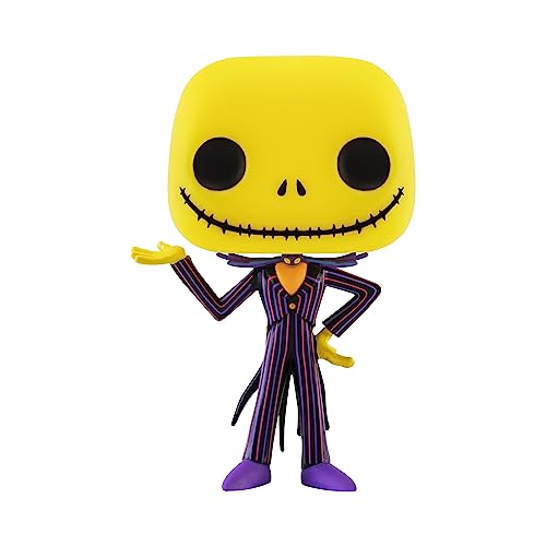 Funko Pop! Disney: The Nightmare Before Christmas - Blacklight - Jack Skellington - Figura de Vinilo Coleccionable - Idea de Regalo- Mercancia Oficial - Juguetes para Niños y Adultos - Movies Fans