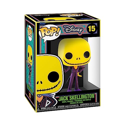 Funko Pop! Disney: The Nightmare Before Christmas - Blacklight - Jack Skellington - Figura de Vinilo Coleccionable - Idea de Regalo- Mercancia Oficial - Juguetes para Niños y Adultos - Movies Fans