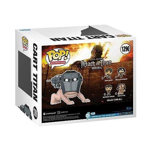 Funko Pop! Super: Attack On Titan - Cart Titan - Figura de Vinilo Coleccionable - Idea de Regalo- Mercancia Oficial - Juguetes para Niños y Adultos - Anime Fans - Muñeco para Coleccionistas