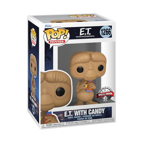 Funko Pop! & tee: E.T.- E.T. with Reeses - Medium - Camiseta, Franela - Ropa con Figura de Vinilo Coleccionable - Idea de Regalo - Juguetes y Camiseta de Manga Corta para Adultos Hombres y Mujeres