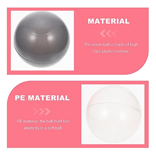 Gadpiparty 100 Piezas Bola del Océano Bolas Decorativas Hoyos Bolas De Océano para Piscina De Bolas Pelotas De Juguete para Niños Juguetes De Bolas De Baño Mini El Plastico Bola Bobo Bebé