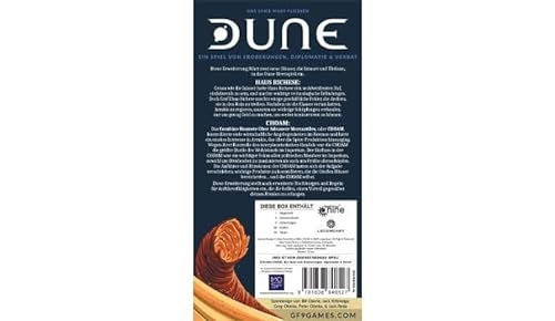 Gale Force Nine- Dune: Choam & Richese [Extensión] -Alemán Juegos de Mesa, L (GF9DUN3G)