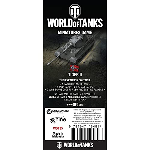 Gale Force Nine Expansión de World of Tanks - Tigre alemán II