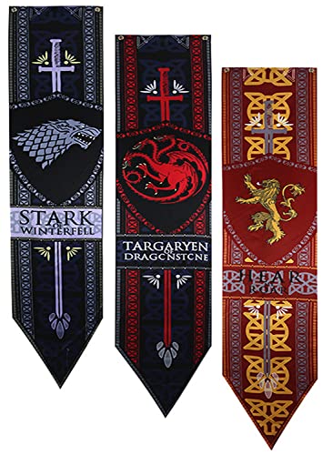 game thrones banner - banner de casa game thrones Stark 167X33CM