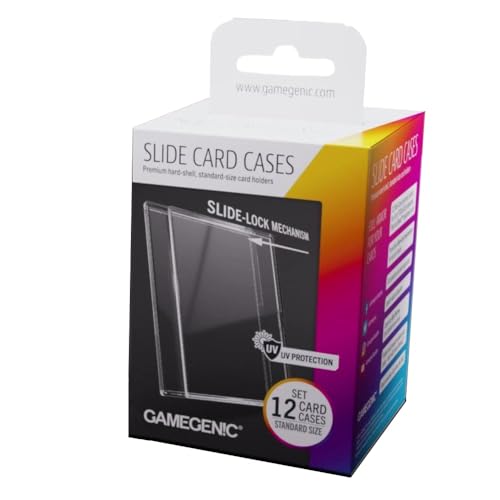 Gamegenic- Slide Card Cases, Color Transparente (GGS600099ML)