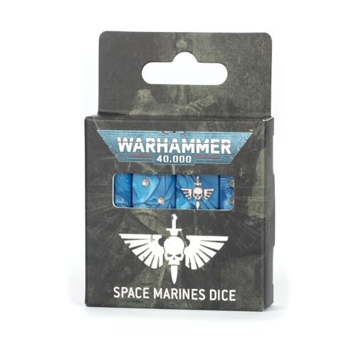 Games Workshop - Warhammer 40,000 - Warhammer 40,000 - Space Marines: Juego de dados (Edición 2023)