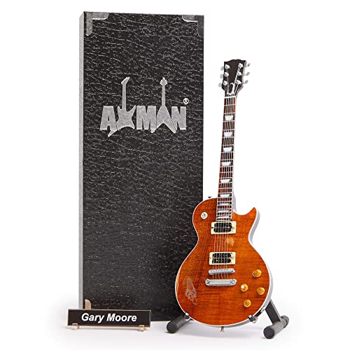 Gary Moore (Thin Lizzy) - Réplica de guitarra en miniatura - Regalos musicales - Escala 1/4 ornamental hecha a mano