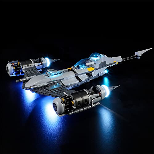 GEAMENT Kit de Luces LED Compatible con Lego Caza Estelar N-1 de The Mandalo - para Star Wars 75325 (Juego Lego no Incluido)