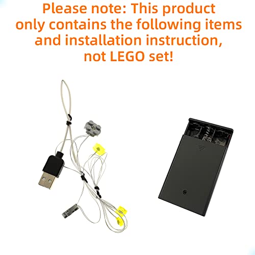 GEAMENT Kit de Luces LED Compatible con Lego Creator Casa Confortable (Cozy House) - Conjunto de luz para Sets 3 en 1 31139 (Juego Lego no Incluido)