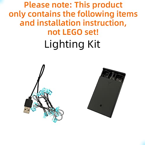 GEAMENT Kit de Luces LED Compatible con Lego Martillo de Thor - Conjunto de luz para 76209 (Juego Lego no Incluido)