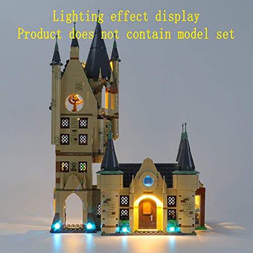 GEAMENT Kit de Luces LED para Torre de Astronomía de Hogwarts (Hogwarts Astronomy Tower) - Compatible con Harry Potter Lego 75969 (Juego Lego no Incluido) (con Instrucciones)