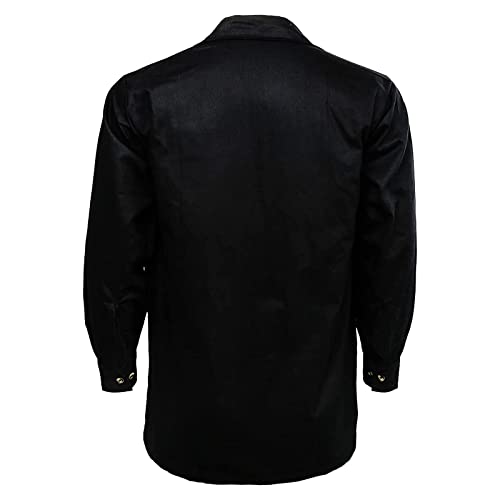 Gefomuofe Camisa medieval para hombre, estilo retro, renacentista, gótico, victoriano, cuello alto, camisa con cordones, disfraz de vikingo, chaqueta de vampiro, disfraz de pirata, disfraz de cosplay,