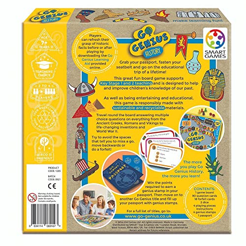 Genius History Board Game, Yellow