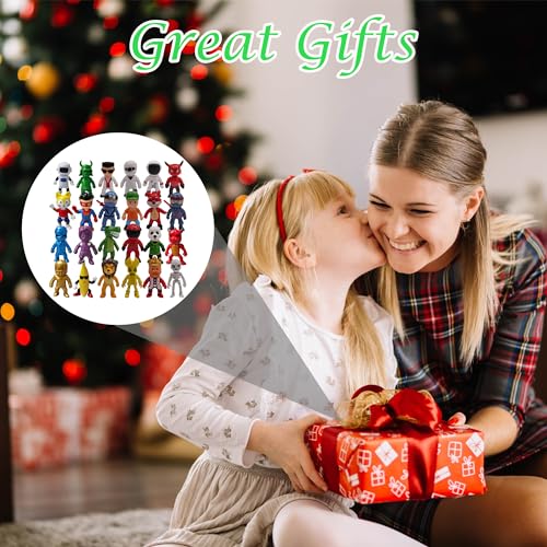 Gensly Stumble Guys - Juego de 24 Figuras Stumble Guys Minifiguras Stumble Guys Regalos para Fans