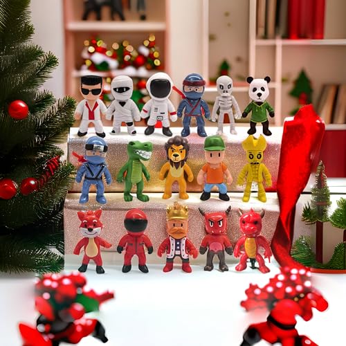 Gensly Stumble Guys - Juego de 24 Figuras Stumble Guys Minifiguras Stumble Guys Regalos para Fans