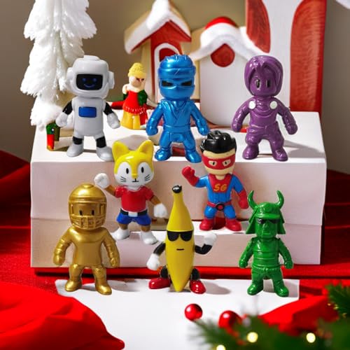 Gensly Stumble Guys - Juego de 24 Figuras Stumble Guys Minifiguras Stumble Guys Regalos para Fans