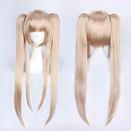 GHK Yasuraoka Hanabi kuzu no honkai Cosplay Peluca Disfraz Jugar Mujer Adulto Rojo Púrpura Rosa Rubio Pelucas Halloween Anime Juego Cabello rubio