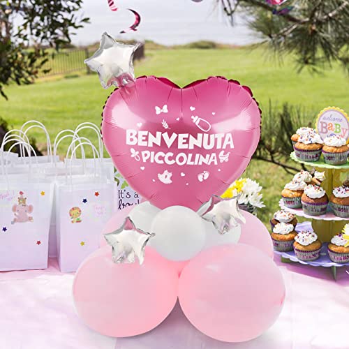 Globos Centro de Mesa Italiano Benvenuto Piccolino (Benvenuto Piccolina)