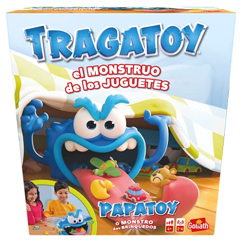 Goliath Mandibulas La Pesca más Divertida, Juego de Mesa Infantil, A Partir de 4 años + Tragatoy, el Monstruo de los Juguetes. Juego de Mesa Infantil (31290)