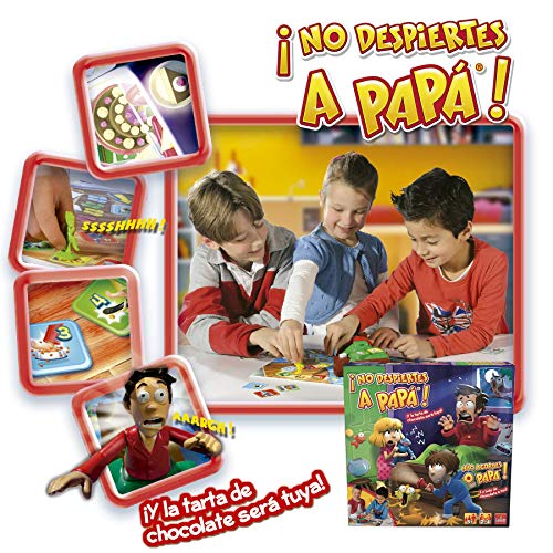 Goliath ¡No Despiertes A Papá Juego De Mesa Infantil, 26.9 X 26.7 X 8.4 (118 70581) + Mandibulas La Pesca Más Divertida, Juego De Mesa Infantil, A Partir De 4 Años