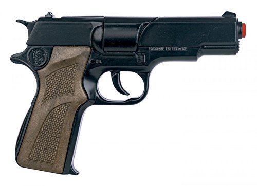 Gonher-GON01256 Pistola Policia 8 Tiros, multicolor, 0 (Multimarca GON01256)