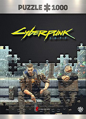 Good Loot Cyberpunk 2077 Metro - Rompecabezas de 1000 Piezas para Adultos y Niños a Partir de 14 Años - Rompecabezas de Juego de 68x48cm con Póster y Bolsa de Transporte - Mercancía Cyberpunk