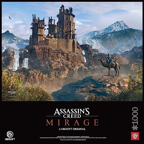 Good Loot Gaming : Assassin'S Creed Mirage - Puzzle de 1000 Piezas - Game Puzzle - Efecto Lienzo - para Aficionados a Los Videojuegos - Gamer Puzzle - Mayores de 12 Años - 68,3x48 cm