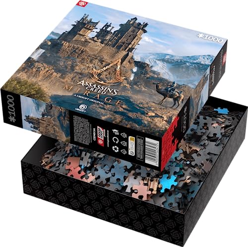 Good Loot Gaming : Assassin'S Creed Mirage - Puzzle de 1000 Piezas - Game Puzzle - Efecto Lienzo - para Aficionados a Los Videojuegos - Gamer Puzzle - Mayores de 12 Años - 68,3x48 cm