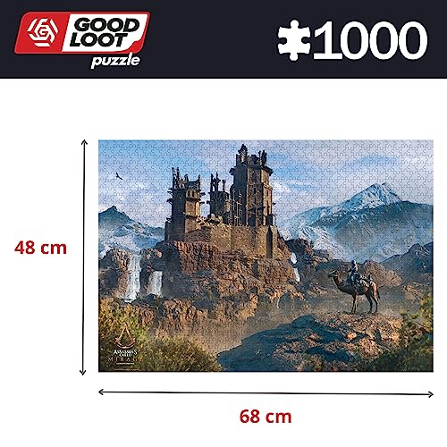 Good Loot Gaming : Assassin'S Creed Mirage - Puzzle de 1000 Piezas - Game Puzzle - Efecto Lienzo - para Aficionados a Los Videojuegos - Gamer Puzzle - Mayores de 12 Años - 68,3x48 cm