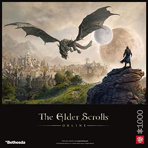 Good Loot Gaming Puzzle Elder Scrolls Elsweyr Puzzles De Juegos De Ordenador para Adolescentes Y Adultos Ideas De Ocio Inspirado En Un Juego De Ordenador 1000 Piezas 68x48 cm