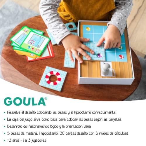 Goula - Hippo´s Pool Juego de lógica para niños a partir de 3 años