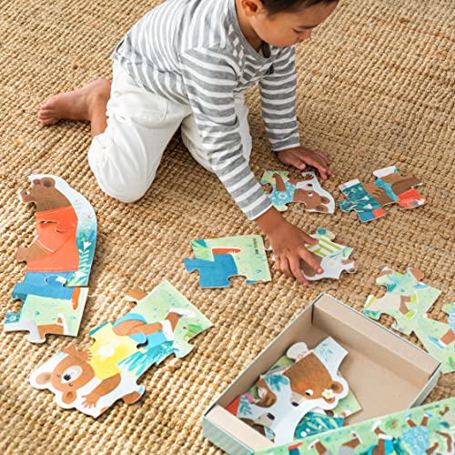 Goula - Puzzle XXL Bear Family para niños a partir de 3 años